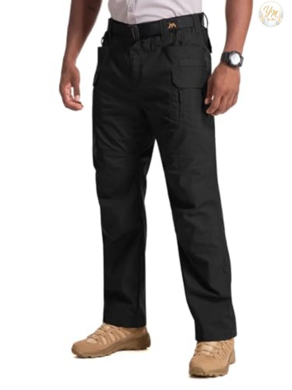 Mens Tactical Cargo Pants Cotton Flex Stretch BDU Work Hiking Outdoor Utility